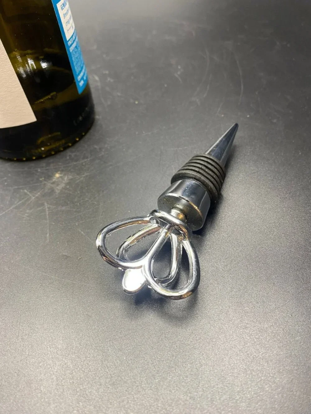 Silver Crown Wine Stopper